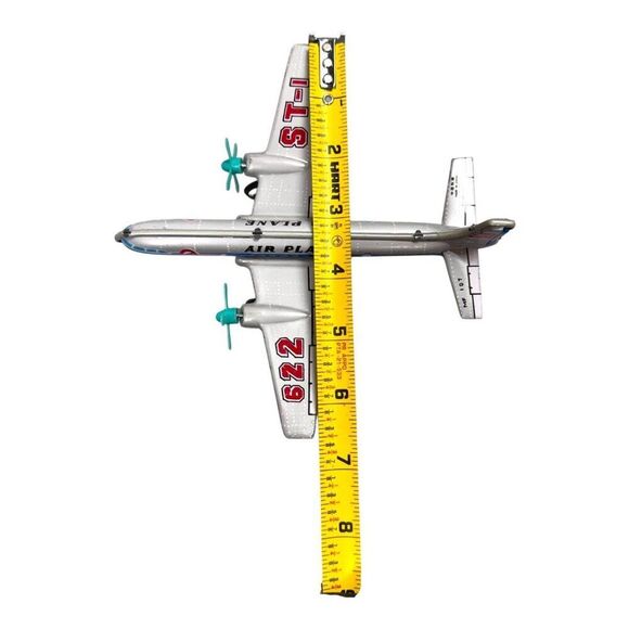 Vintage Tin Toy Airplane ST-1 Model 622 Collectible Original Box Collectors - Picture 6 of 6